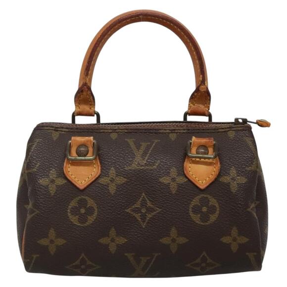 LOUIS VUITTON Monogram Mini Speedy Hand Bag M41534 - Picture 2 of 16